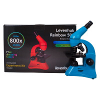Микроскоп Levenhuk Rainbow 50L Azure\Лазурь 69048