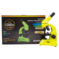 Микроскоп Levenhuk Rainbow 50L PLUS Lime\Лайм 69054