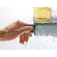 Термостатический смеситель для душа HANSGROHE 13161400 Ecostat Select, белый/хром 00000007270