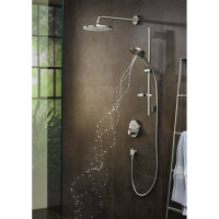 Термостатический смеситель HANSGROHE 15743000 ShowerSelect S внешняя часть 00000036012