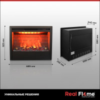 Электроочаг RealFlame 3D HELIOS-S 26 10016735