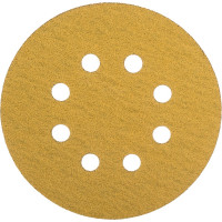 Диск шлифовальный AP33M (100 шт/уп; 125 мм; 8 отверстий; Р60) Hanko AP33M.125.8.0060