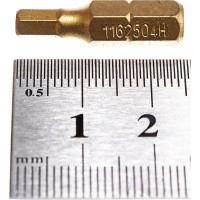 Бита шестигранная 4.0 мм, 1/4" AIST 1162504H 00-00010637
