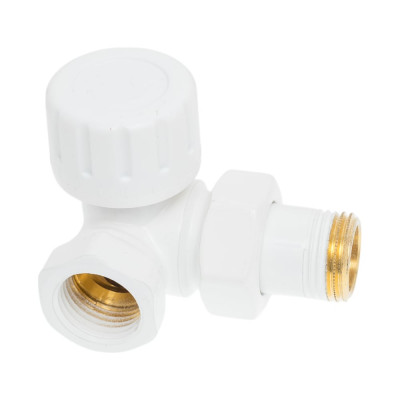 Комплект осевой SCHLOSSER DN15 правый, GZ1/2xGW1/2 с головкой Мини M30x1.5, белый 602200066