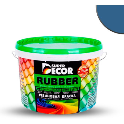 Резиновая краска SUPER DECOR №07 Балтика, 3 кг 4630024700615
