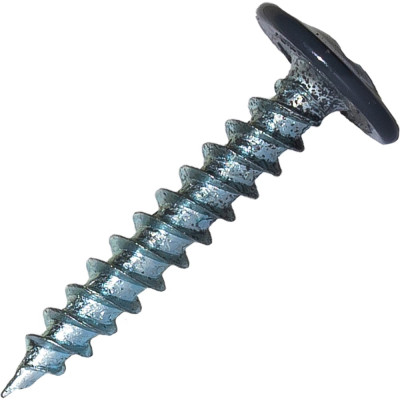 Саморез c пресс-шайбой HARDWEX ТМ HWX1-SP-4.2x25 мм, RAL 7024, 500 шт. 2500000001352