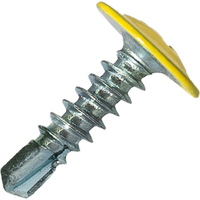 Саморез c пресс-шайбой HARDWEX ТМ HWX2-T-P5-4.2x16 мм, RAL 1018, 1000 шт. 2500000000775