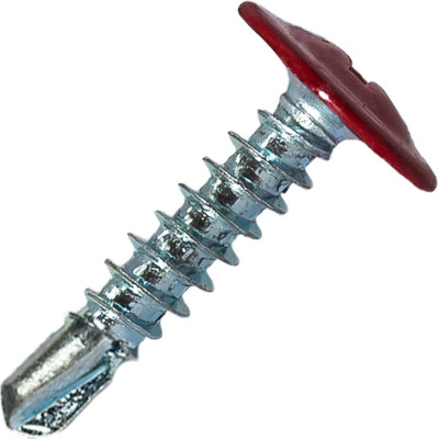 Саморез c пресс-шайбой HARDWEX ТМ HWX2-T-P5-4.2x19 мм, RAL 3003, 1000 шт. 2500000024665