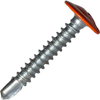 Саморез c пресс-шайбой HARDWEX ТМ HWX2-T-P5-4.2x25 мм, RAL 2004, 500 шт. 2500000001468