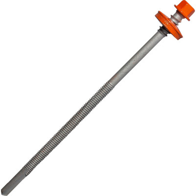 Саморез для сэндвич-панелей HARDWEX ТМ HWX16-P20-6.3/5.5x140 мм, св.№6, RUSPERT, RAL 2004, 100 шт. 5190002408197