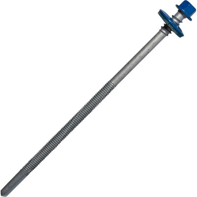 Саморез для сэндвич-панелей HARDWEX ТМ HWX16-P20-6.3/5.5x140 мм, св.№6, RUSPERT, RAL 5005, 100 шт. 5190002408265