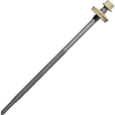 Саморез для сэндвич-панелей HARDWEX ТМ HWX16-P20-6.3/5.5x140 мм, св.№6, RUSPERT, RAL 1015, 100 шт. 5190002408173