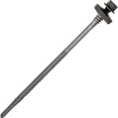 Саморез для сэндвич-панелей HARDWEX ТМ HWX16-P20-6.3/5.5x140 мм, св.№6, RUSPERT, RAL 7005, 100 шт. 5190002408333