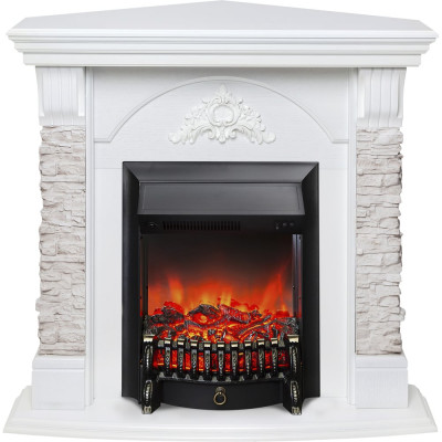 Каминокомплект RealFlame Athena corner gr std wt + Fobos BL 10016087