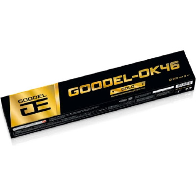 Электроды сварочные ОК-46 GOLD 3.0х350 мм, 3 кг GOODEL 23324
