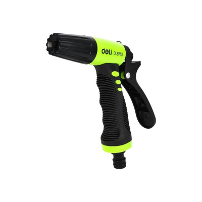Пистолет-распылитель DELI поливочный (3 режима распыления, фиксатор курка, прорезиненная рукоять, пластиковый корпус) DL8759 133671