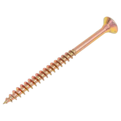 Саморез универсальный МЕТАЛЛСЕРВИС 6x80 мм, желтый цинк, 3 шт. МС 1268251