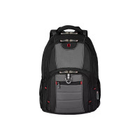 Рюкзак Wenger 16", черный/серый, полиэстер, 38х25х48 см, 25 л 600633