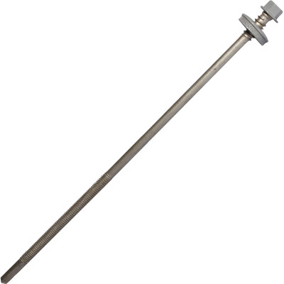 Саморез для сэндвич-панелей HARDWEX ТМ HWX16-P20-6.3/5.5x205 мм, св.№6, RUSPERT, RAL 7004, 50 шт. 5190024091315