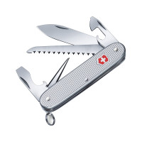 Нож Victorinox Farmer X Alox, 93 мм, 10 функций, алюминиевая рукоять, серебристый 0.8271.26