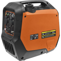 Генератор CARVER PPG- 2000I инверторный 1,8/2,0 кВт, 220/12В, бак 4 л, 2 розетки 01.020.00022
