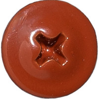 Саморез c пресс-шайбой HARDWEX ТМ HWX2-T-P5-4.2x25 мм, RAL 8004, 500 шт. 2500000001635