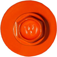 Саморез для сэндвич-панелей HARDWEX ТМ HWX16-P20-6.3/5.5x160 мм, св.№6, RUSPERT, RAL 2004, 50 шт. 5190002408487