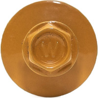 Саморез для сэндвич-панелей HARDWEX ТМ HWX16-P20-6.3/5.5x140 мм, св.№6, RUSPERT, RAL 1011, 100 шт. 5190002408159