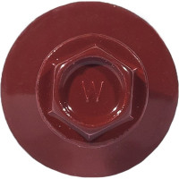 Саморез для сэндвич-панелей HARDWEX ТМ HWX16-P20-6.3/5.5x190 мм, св.№6, RUSPERT, RAL 3009, 50 шт. 5190002408807