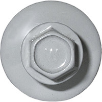 Саморез для сэндвич-панелей HARDWEX ТМ HWX16-P20-6.3/5.5x160 мм, св.№6, RUSPERT, RAL 7004, 50 шт. 5190002408616