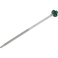 Саморез для сэндвич-панелей HARDWEX ТМ HWX5-P10-6.3/5.5x160 мм, св.№3, RUSPERT, RAL 6029, 50 шт. 5190002407428