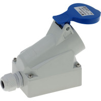 Настенная розетка INPIN 16A/230V/1P+N+E/IP44 CA101