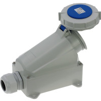 Настенная розетка INPIN 63A/230V/1P+N+E/IP67 CA128