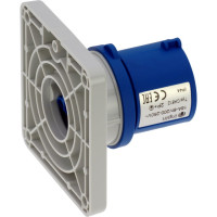 Встраиваемая вилка INPIN 16A/230V/1P+N+E/IP44, фланец 86x86 CA812