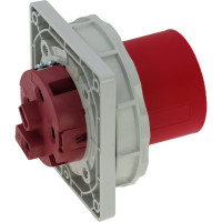 Встраиваемая вилка INPIN 63A/400V/3P+E/IP67, фланец 106x110 CA3656