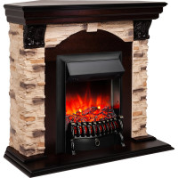 Каминокомплект RealFlame dublin corner rock std ao + fobos lux bl 10016020