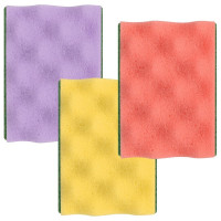 Хозяйственная губка МУЛЬТИДОМ 3 шт., 9,5x6х3,5 см ПМ62-61