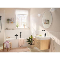 Смеситель для раковины Hansgrohe Rebris e 210, матовый черный 72536670 00000122445