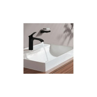 Смеситель для раковины Hansgrohe Vivenis 110 без донного клапана, матовый черный 75022670 00000094149