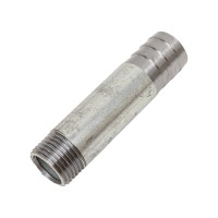 Стальной штуцер Rvc 15 оцинкованный 03117