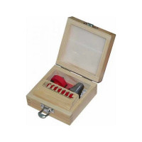 Набор VRMB06-A фреза кромочная для выборки четверти, 7 предметов АТАКА 671300