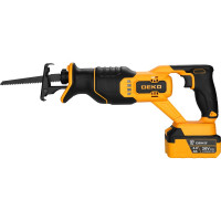 Аккумуляторная сабельная пила DEKO DKRS20, 20В, 2х4.0Ач 063-4359