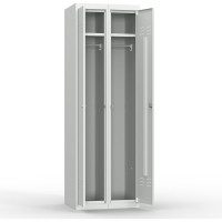 Металлический шкаф для раздевалок Церера Мебель ШР-22 L600, 2 секции, 1850x600x500 мм УТ000001647