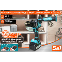 Аккумуляторный шуруповерт Sturm CD2080I