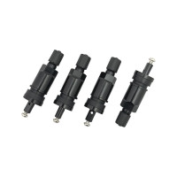 Комплект вентилей NORM 4шт., под датчик, черные TPMS-02B