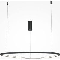 Подвесной светильник MAYTONI glint led 36w алюминий черный MOD072PL-L36B3K