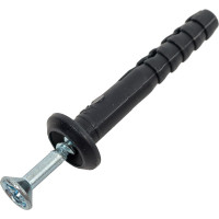 Дюбель-гвоздь STEELREX грибовидный бортик, 6x40 мм, 50 шт. 0406006040B400005032