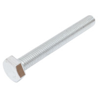 Болт STEELREX DIN 933, класс прочности 5,8, цинк, М10x80 мм, 20 шт. 0211010080B300002016