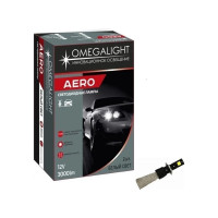 Комплект ламп Clearlight led omegalight aero h1, 3000 lm, 2 шт OLLEDH1AERO-2