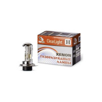Комплект биксеноновых ламп Clearlight h4, 6000k, ближний\дальний, 2 шт LDL 0H4 B60-0LL